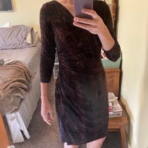 Lauren Ralph Lauren faux wrap dress